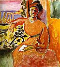 Henri Matisse A Woman Sitting before the Window painting